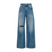 Icon Denim Wide Leg Jeans Uppgradera Modern Kvinna Blue, Dam