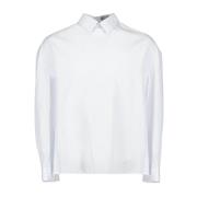 Dior Klassisk Randig Skjorta med Slips White, Herr