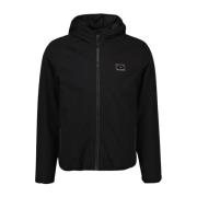 Dolce & Gabbana Logo Plaque Windbreaker Black, Herr