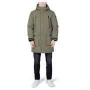 Replay Herr Parka - Höst/Vinter Kollektion Green, Herr