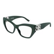 Balenciaga Stiliga Glasögon för Modemedveten Elegans Green, Unisex