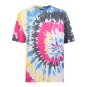 Mauna Kea Blå Tie Dye Logo T-Shirt Multicolor, Herr