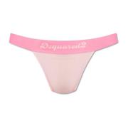 Dsquared2 Stringtrosa med logotyp Pink, Dam
