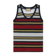 Gucci Randig Finstickad Top Multicolor, Dam