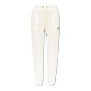 Moncler Bomulls sweatpants White, Dam