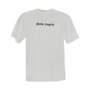 Palm Angels Herr T-shirt Kollektion White, Herr