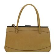 Gucci Vintage Pre-owned Laeder gucci-vskor Beige, Dam