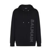 Balmain Huvtröja Black, Herr