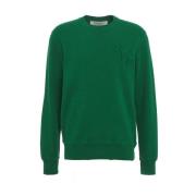 Golden Goose Grön Sweatshirt för Män Green, Herr