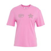 Chiara Ferragni Collection Rosa T-shirt för kvinnor Pink, Dam