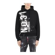 Dsquared2 Ikon Hoodie Black, Herr