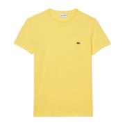 Lacoste Bomull T-shirt Yellow, Herr