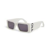 Off White Stiliga Milano Solglasögon White, Unisex