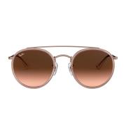 Ray-Ban Rund Dubbel Bro Brown, Dam