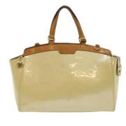 Louis Vuitton Vintage Pre-owned Laeder louis-vuitton-vskor Beige, Dam