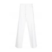Laneus Cropped Trousers White, Herr