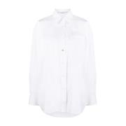 Stella McCartney Vit Oversized Skjorta White, Dam