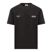 Gcds Lös T-Shirt Kollektion Black, Herr