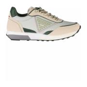 Carrera Beige Polyester Sneaker med Kontrasterande Detaljer Beige, Her...