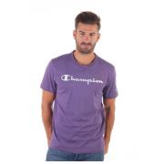 Champion Herr Bomull T-Shirt Purple, Herr