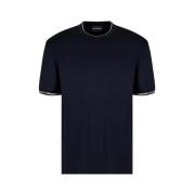 Emporio Armani T-Shirt - Klassisk Modell Blue, Herr