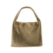 Paco Rabanne Pixel Metallic Gold Tote Bag Yellow, Dam