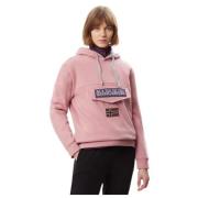 Napapijri Rosa Blush Sweatshirt för Män Pink, Dam