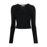 Versace Jeans Couture Svarta T-shirts och Polos Black, Dam