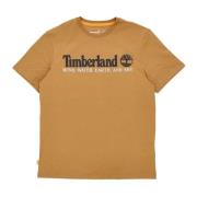 Timberland Front Tee Wheat Boot T-Shirt Brown, Herr