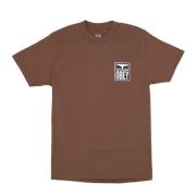 Obey Eyes Icon 2 T-Shirt Brown, Herr