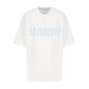 Marni Vita T-shirts och Polos White, Dam