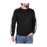 Moschino Herr Sweatshirt i enfärgad Black, Herr