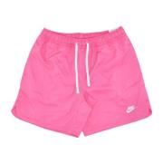 Nike Club Woven Lined Flow Shorts Pink, Herr