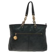 Fendi Vintage Pre-owned Laeder totevskor Black, Dam