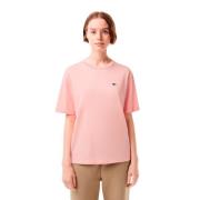 Lacoste Dam Bomull T-shirt Pink, Dam
