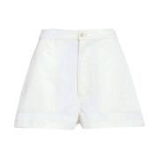 Marni Broderade höga shorts White, Dam