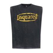 Dsquared2 Ärmlös T-shirt Gray, Herr