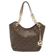 Michael Kors Pre-owned Pre-owned Canvas totevskor Brown, Dam