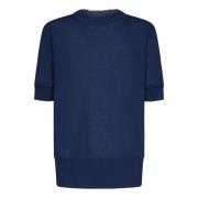 Maison Margiela Rundhalsad stickad tröja Blue, Herr