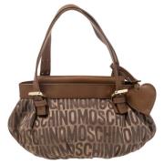Moschino Pre-Owned Pre-owned Canvas totevskor Brown, Dam
