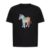 PS By Paul Smith Bomull T-shirt Black, Herr