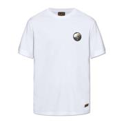 Emporio Armani EA7 T-shirt med logotyp White, Herr