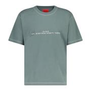 Hugo Boss T-Shirt med Logobrodyr Green, Herr