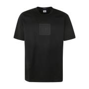 C.p. Company Svart Metropolis Logo T-shirt Black, Herr