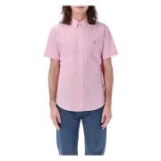 Ralph Lauren Seersucker kortärmad skjorta Pink, Herr