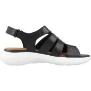 Geox Flat Sandals Black, Dam