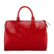 Louis Vuitton Vintage Pre-owned Laeder handvskor Red, Dam