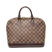 Louis Vuitton Vintage Pre-owned Tyg handvskor Brown, Dam