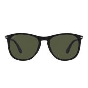 Persol Klassiska polariserade solglasögon Black, Unisex