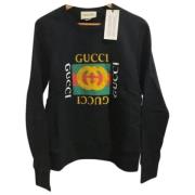 Gucci Vintage Pre-owned Bomull toppar Black, Dam